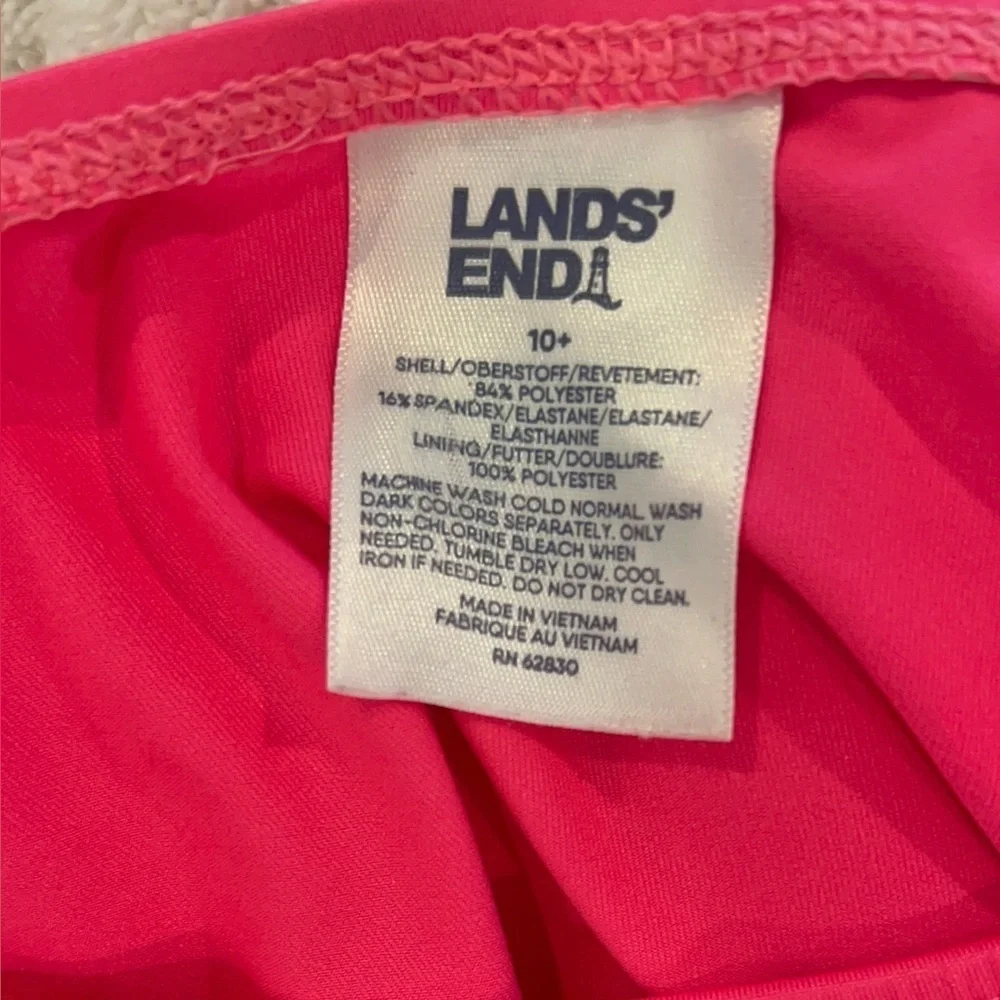 Lands’ End girls bikini bottom size 10+